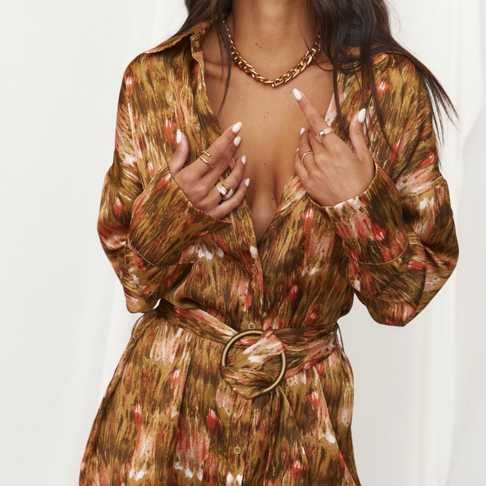 12th Tribe After Party Abstract Mini Dress